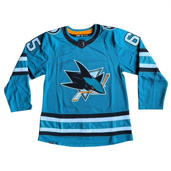Adidas Erik Karlsson San Jose Sharks Mens 52 Large Home Hockey